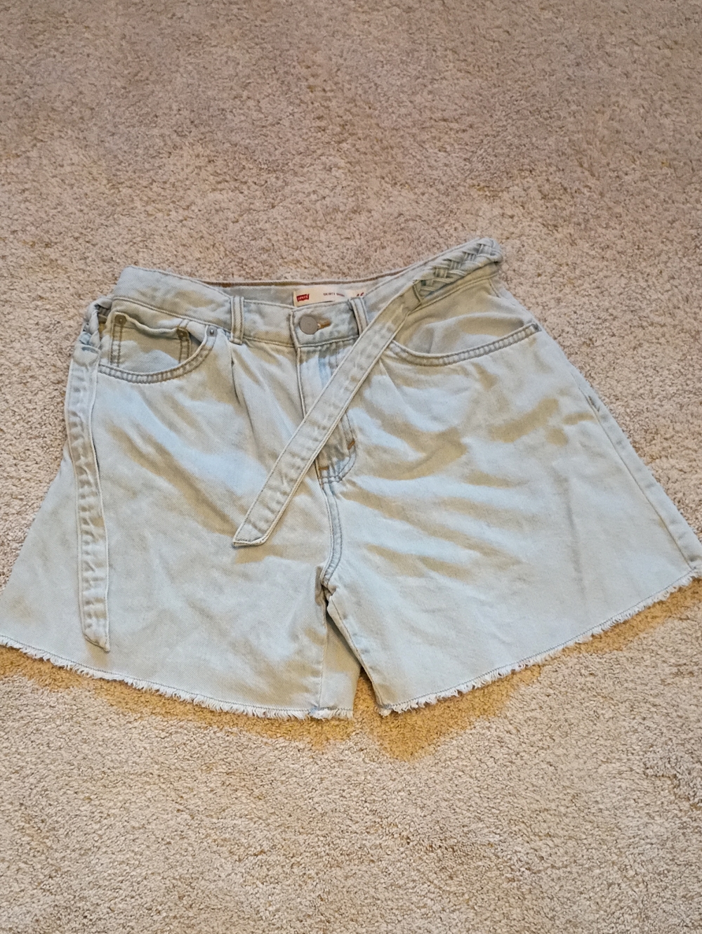 LEVI Skirty Shorts with Self-Tie Belt